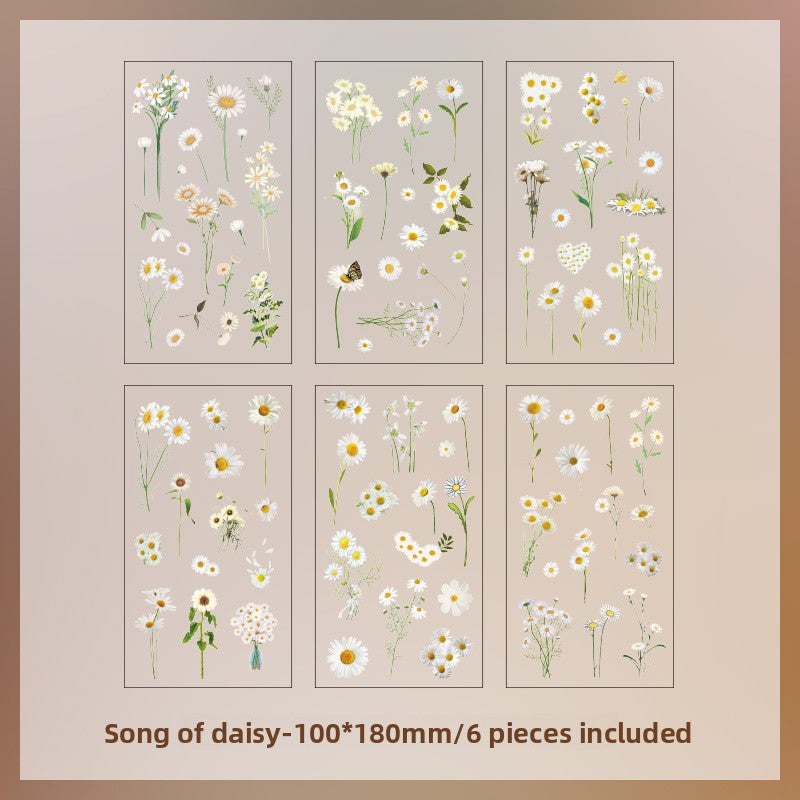Nature Series PVC Sticker Sheets