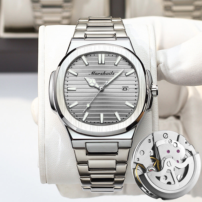 Nautilus Automatic Mens Watch Waterproof Luminous Calendar