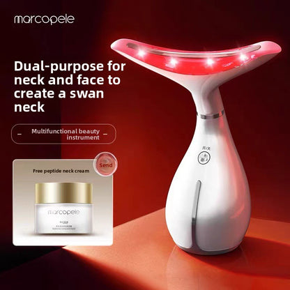 Neck and Facial Beauty Massager with Microcurrent Technology