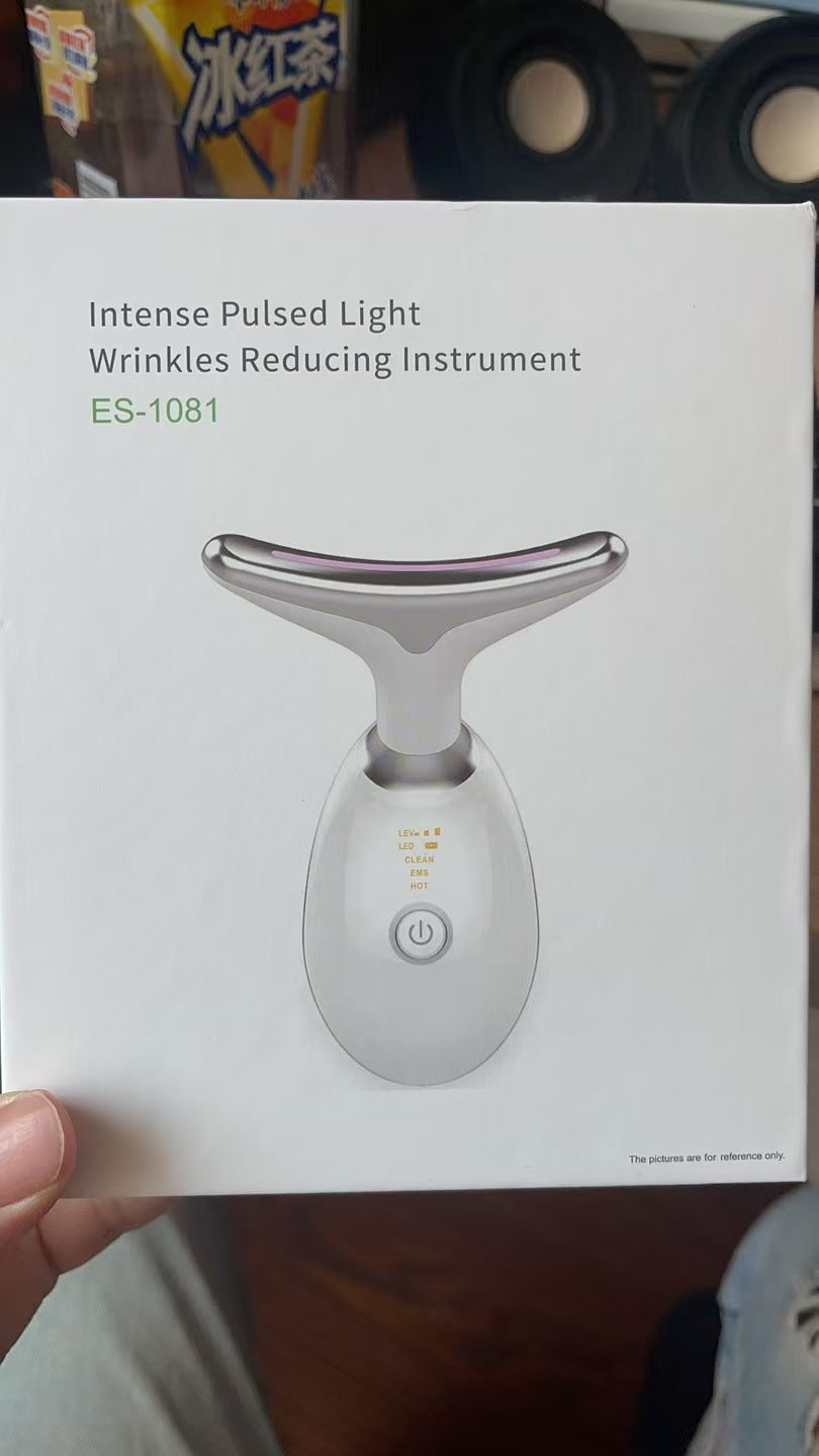 Neck beauty device