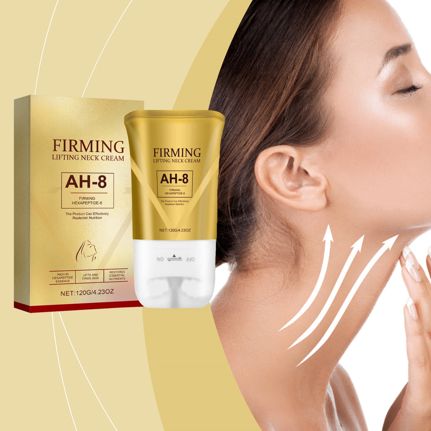Neck firming roller cream