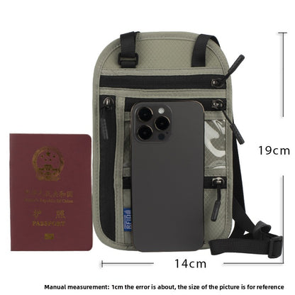 Neck-hanging Anti-theft RFID Passport Holder