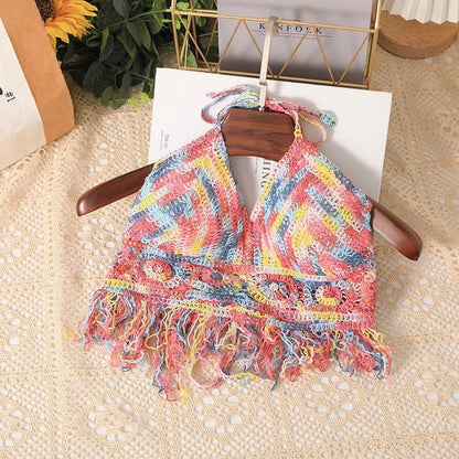 Neck-hanging small vest