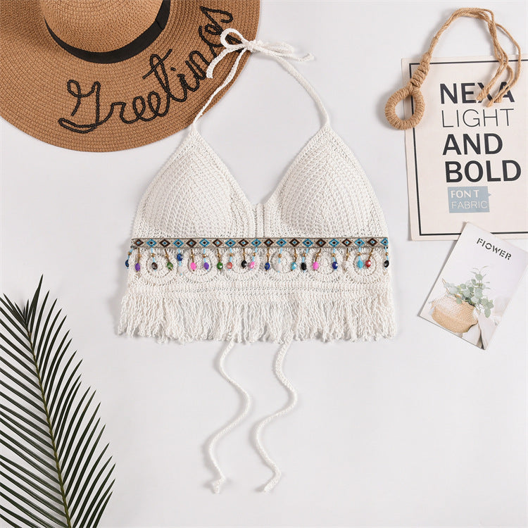 Neck-hanging small vest