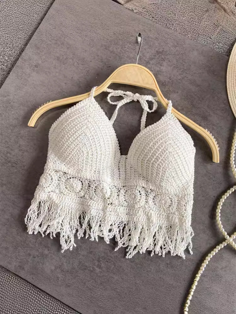 Neck-hanging small vest
