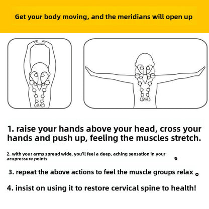 Neck massage pillow