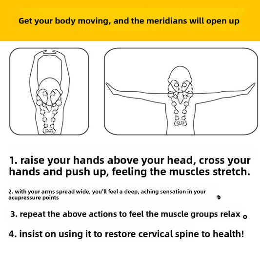 Neck massage pillow
