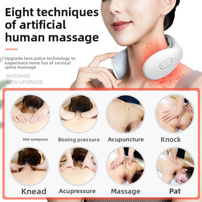 Neck massager/neck support device