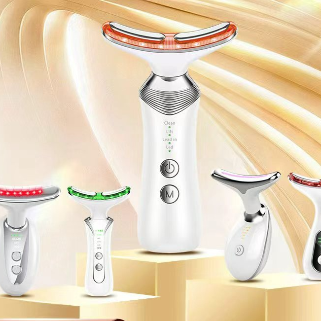 Neck massager to reduce neck wrinkles