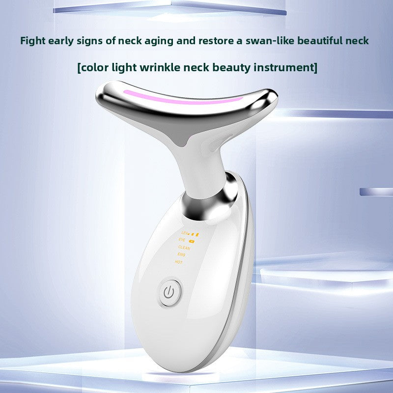 Neck massager to reduce neck wrinkles