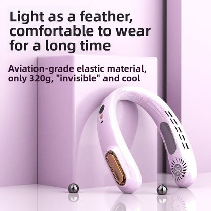 Neck-mounted electric fan