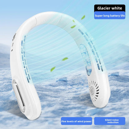 Neck-mounted electric fan