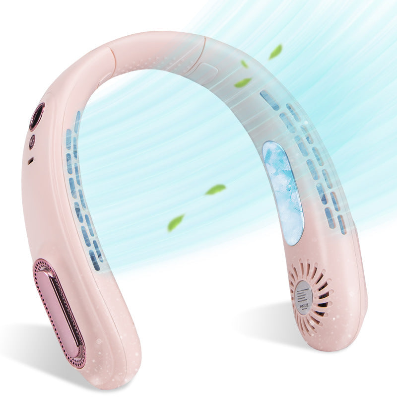 Neck-mounted electric fan