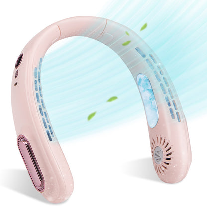 Neck-mounted electric fan