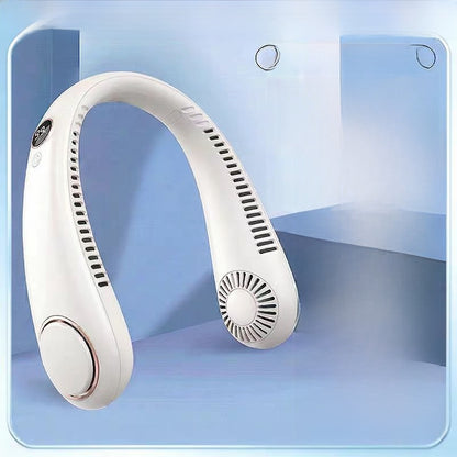 Neck-mounted electric fan