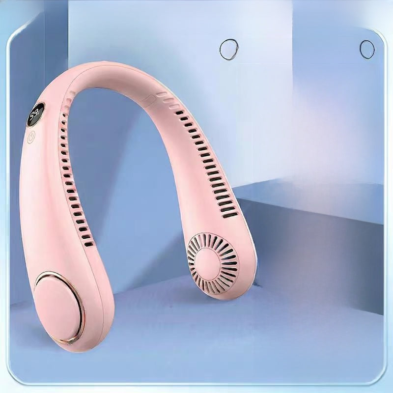 Neck-mounted electric fan