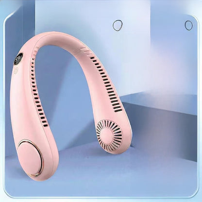 Neck-mounted electric fan