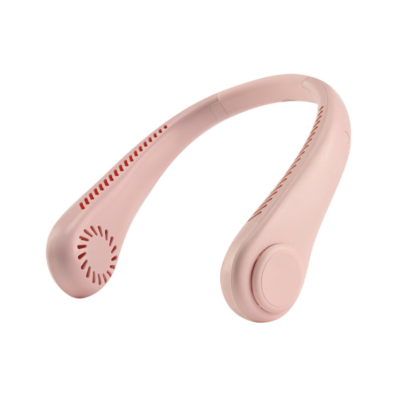 Neck-mounted portable fan