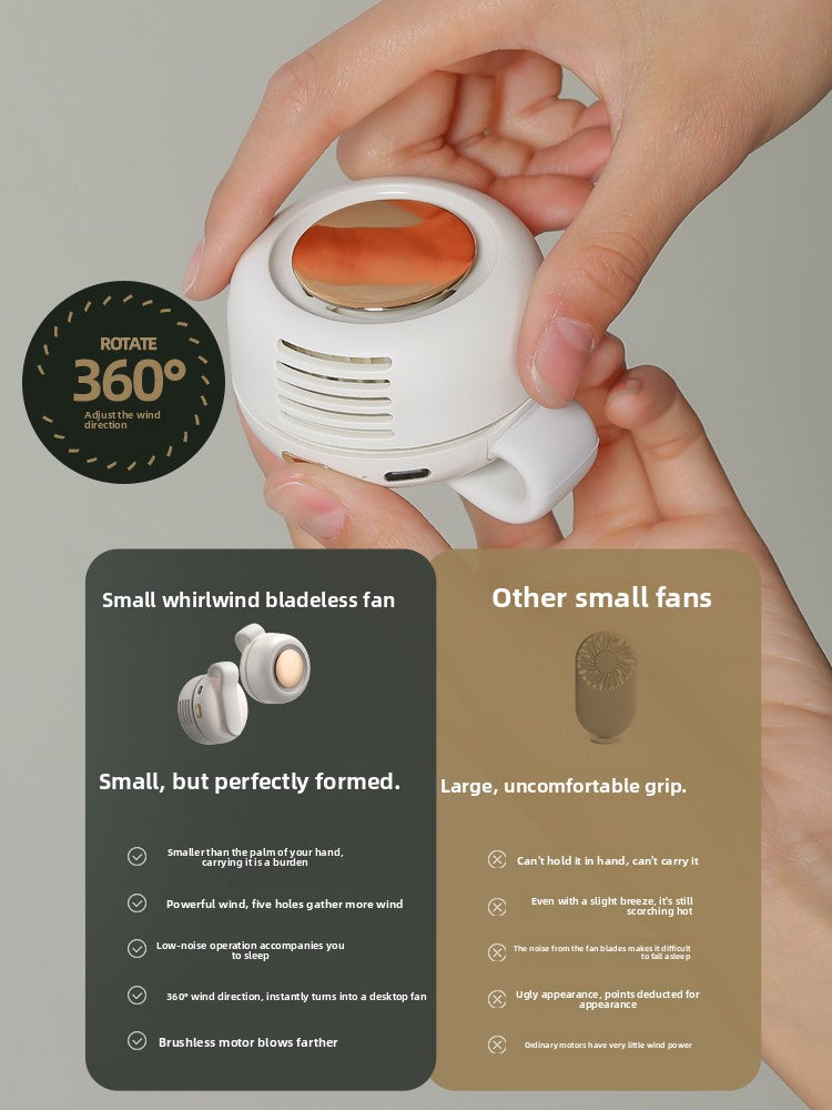 Neck-mounted small fan