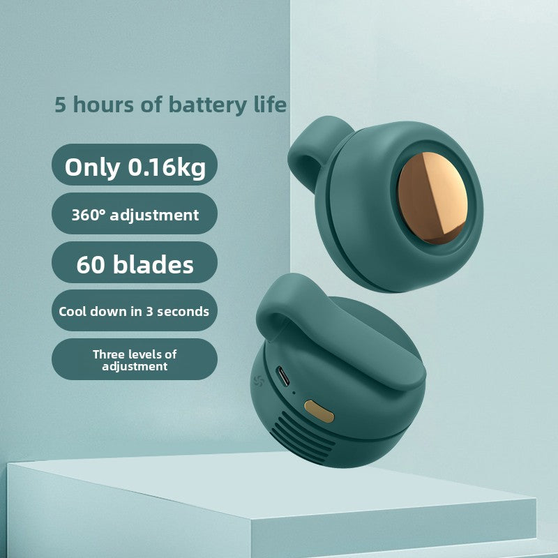 Neck-mounted small fan