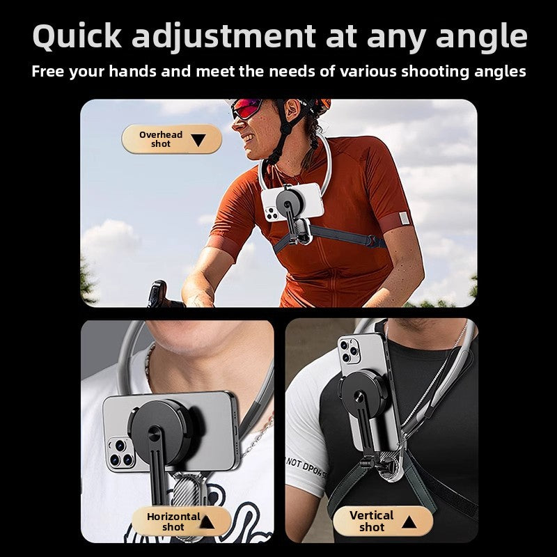 Neck-mounted stand
