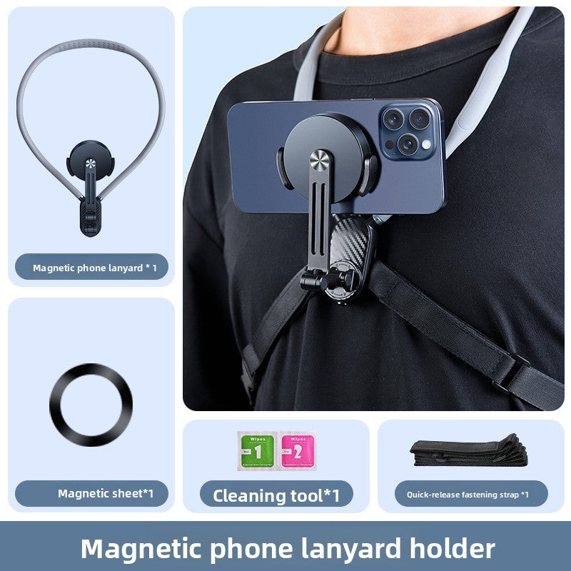 Neck-mounted stand