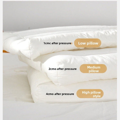 Neck protection low pillow