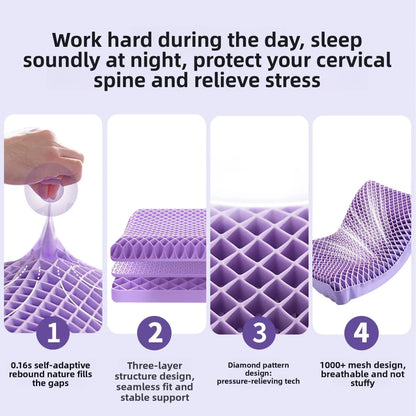 Neck-support sleep pillow insert