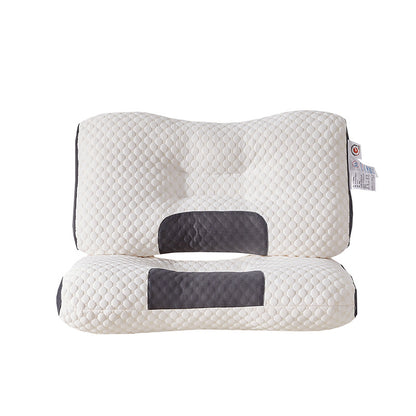 Neck-supporting sleep aid pillow