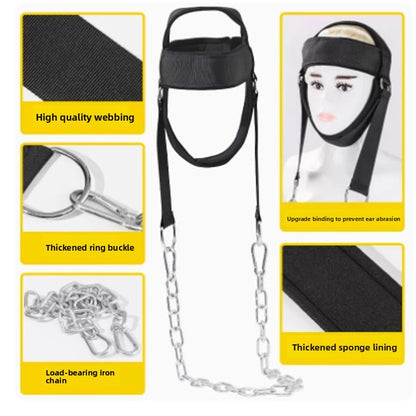 Neck Trainer Weight Cap Shoulder Muscle Strength Equipment