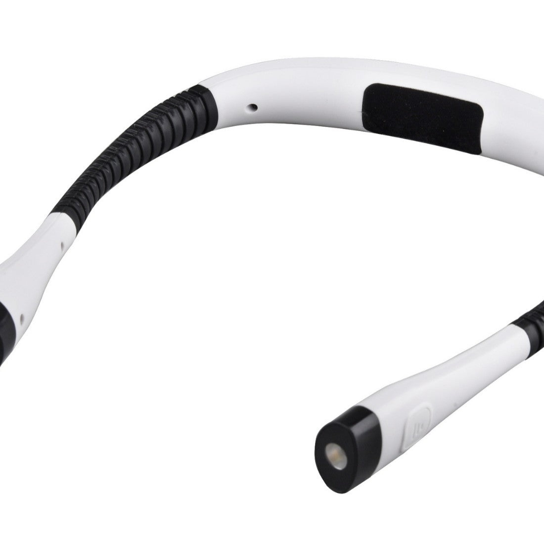 Neck-worn lamp with flexible gooseneck for eye-friendly reading