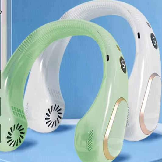 Neck-worn mini fan