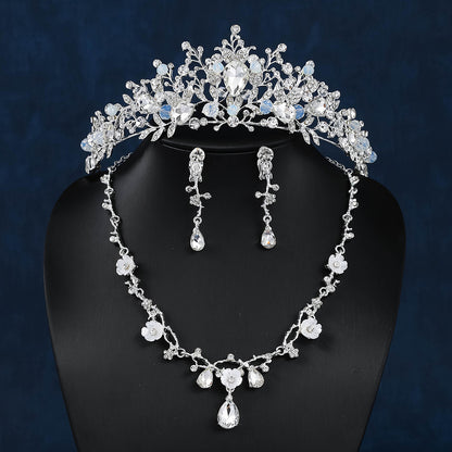 Necklace Earrings Three-piece Set
