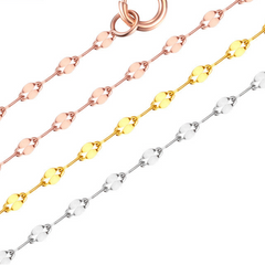 18k lip chain k yellow