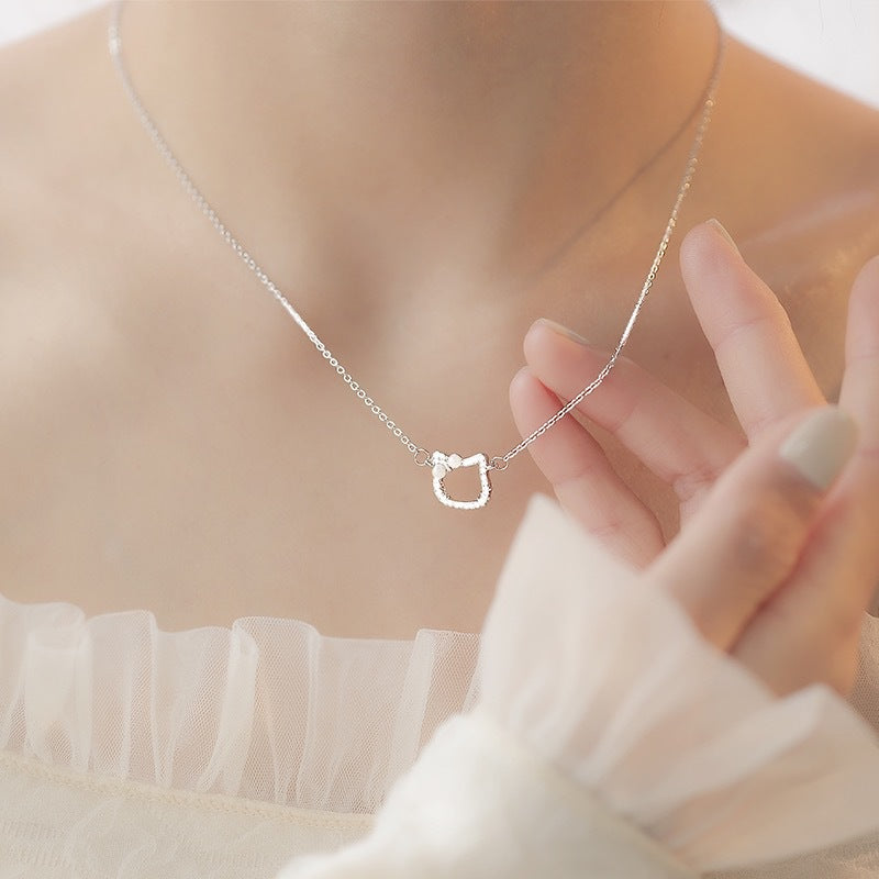 Necklace, Sweet Heart Clavicle Chain