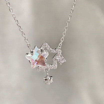 Necklace, Sweet Heart Clavicle Chain
