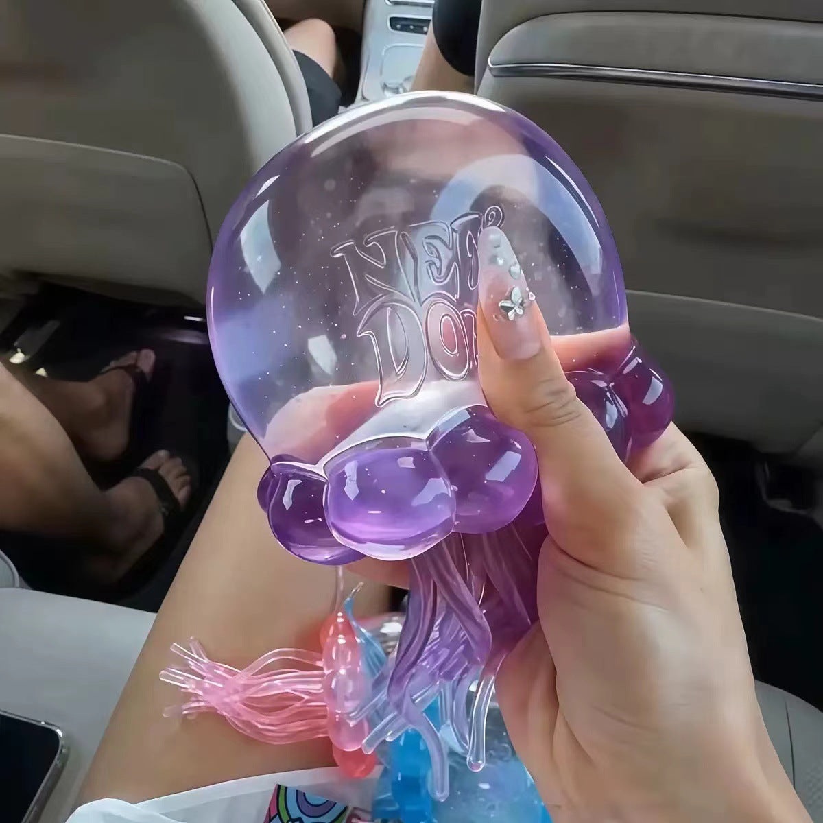 Needoh Octopus Jellyfish Maltose Squeeze Relief Toy