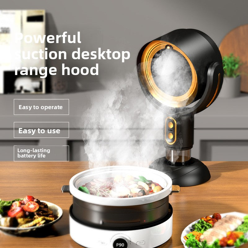 Negative ion fume purifier range hood