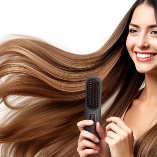 Negative ion hair comb