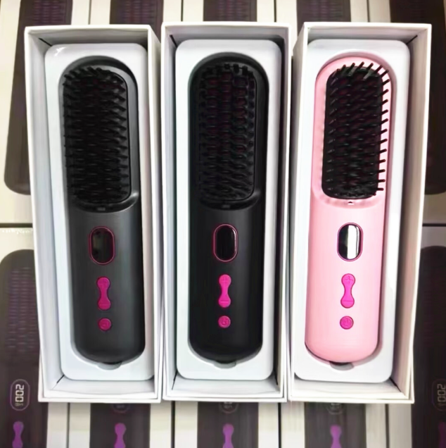 Negative ion hair comb