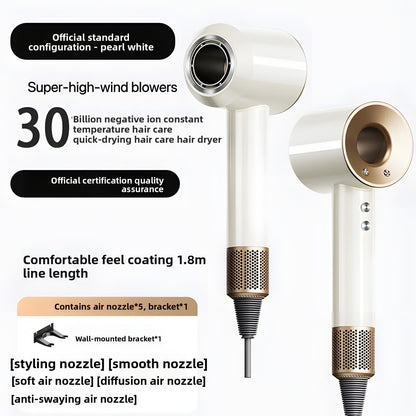 Negative ion hair dryer