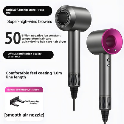 Negative ion hair dryer