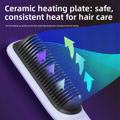 Negative ion hair straightener
