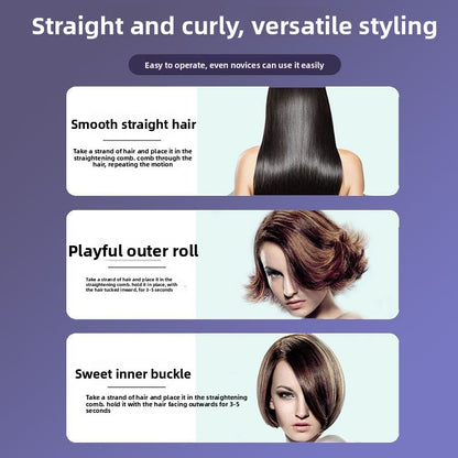 Negative ion hair straightener