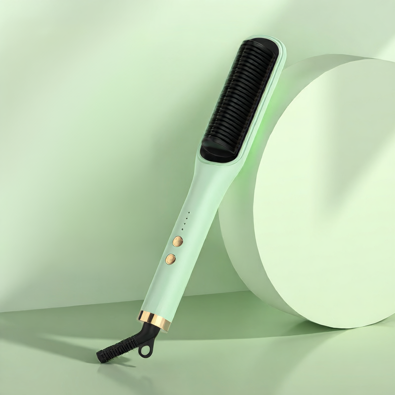 Negative ion hair straightener