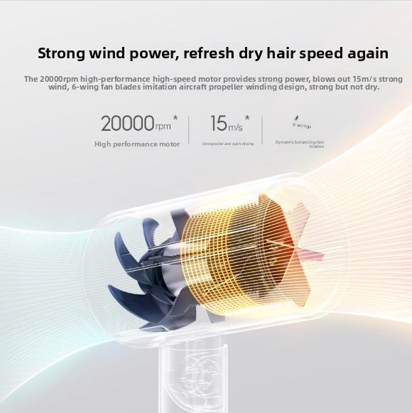 Negative ion quick-drying hair dryer
