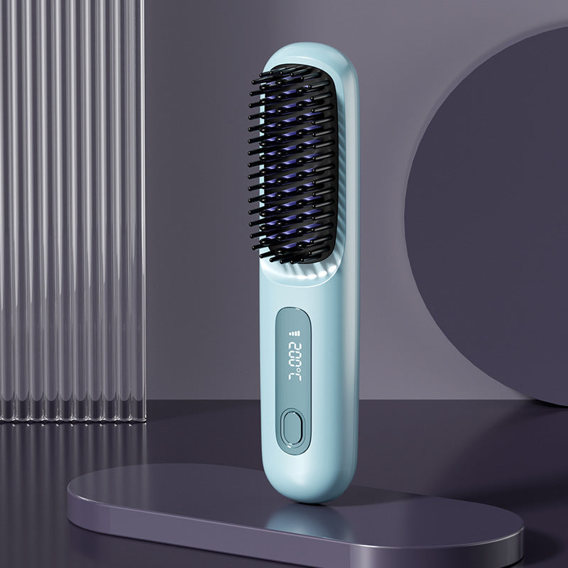Negative ion straight hair comb