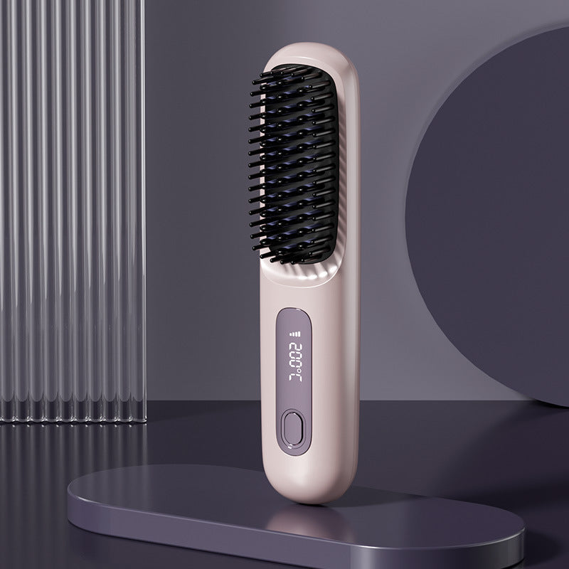 Negative ion straight hair comb