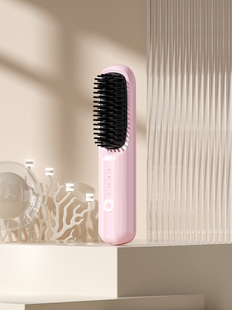 Negative ion straight hair comb