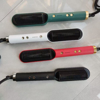 Negative ion straightening and curling hair dryer